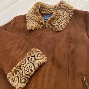 Mackintosh New England Faux Suede Coat